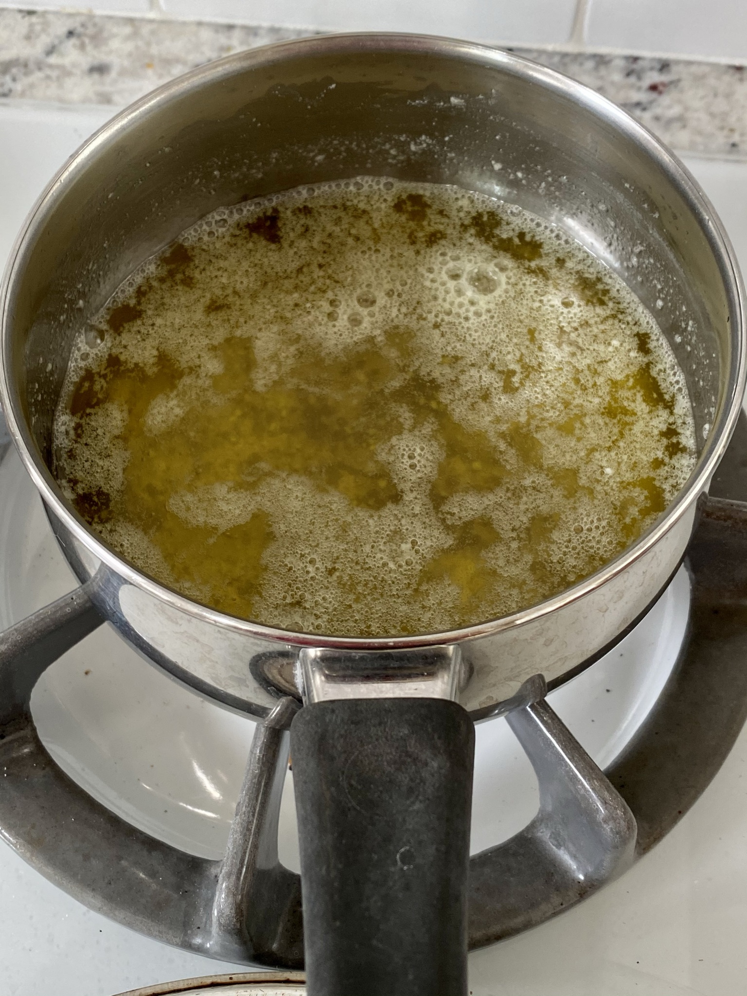 solids settling -Ghee making
