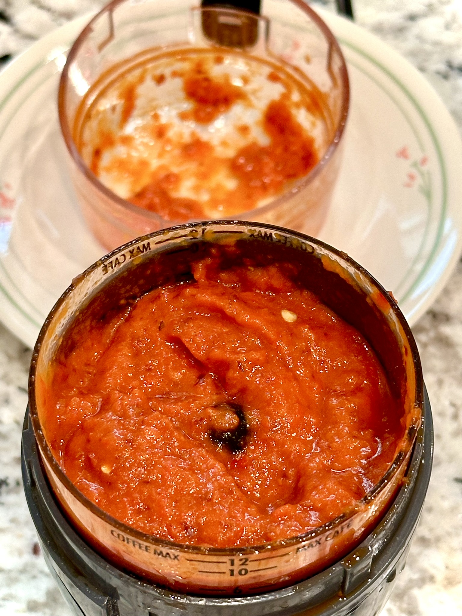 smooth red chilli paste