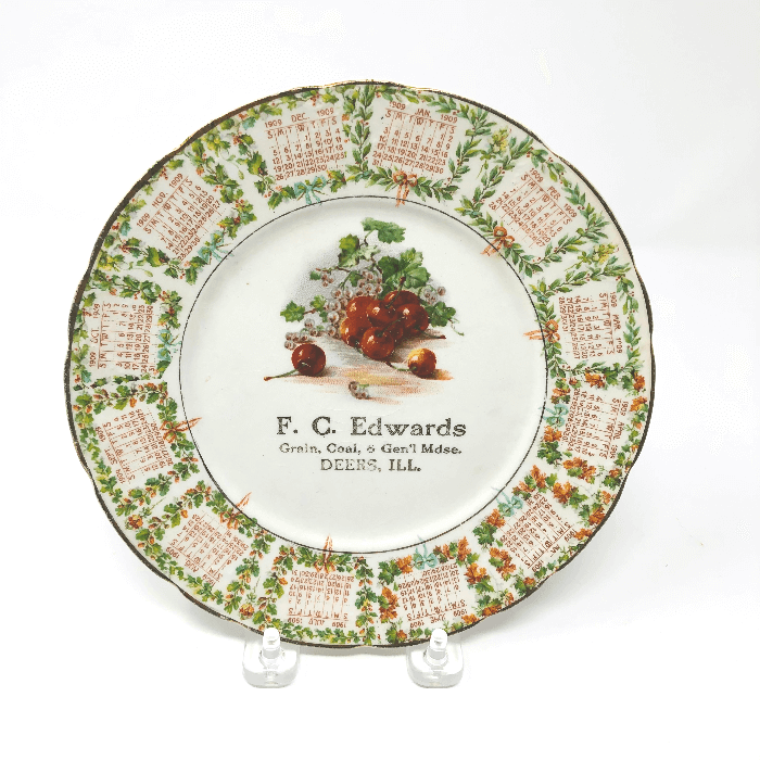 FC Edwards Advertising Plate