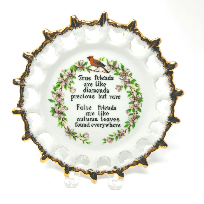 True Friends Plate