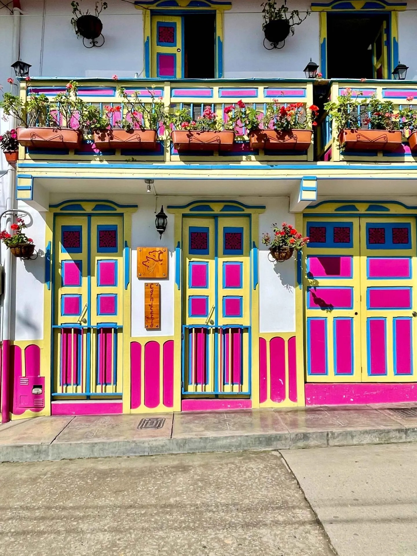 Colourful houses in Salento