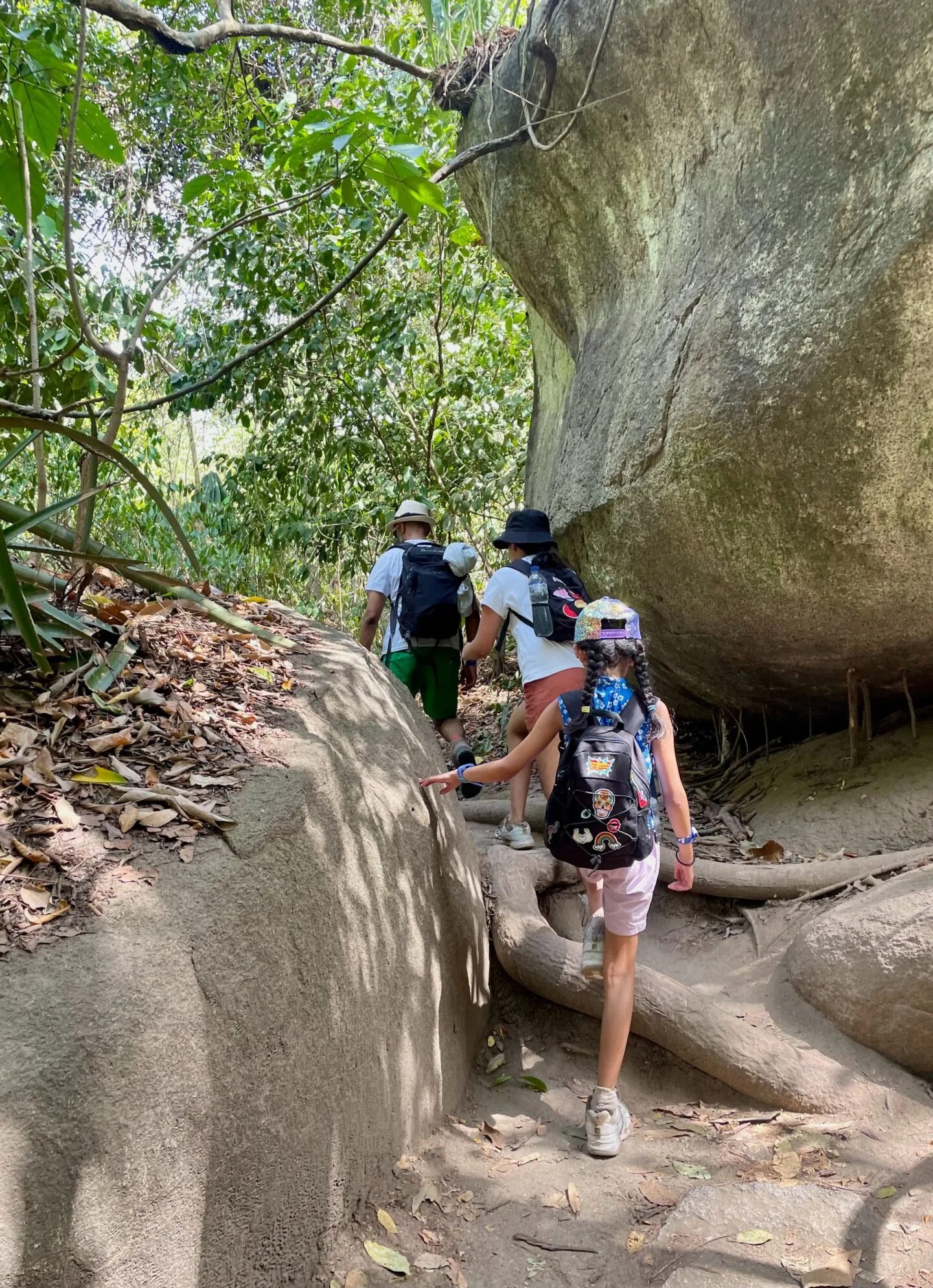 Hiking through Tayrona National Park