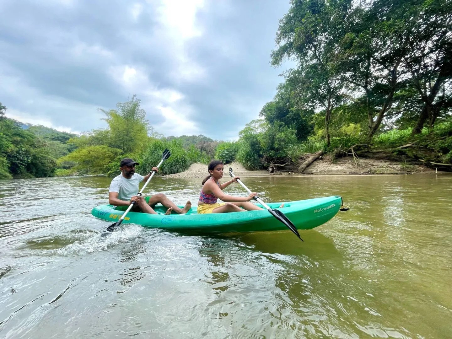 Kayaking on the Don Diego river