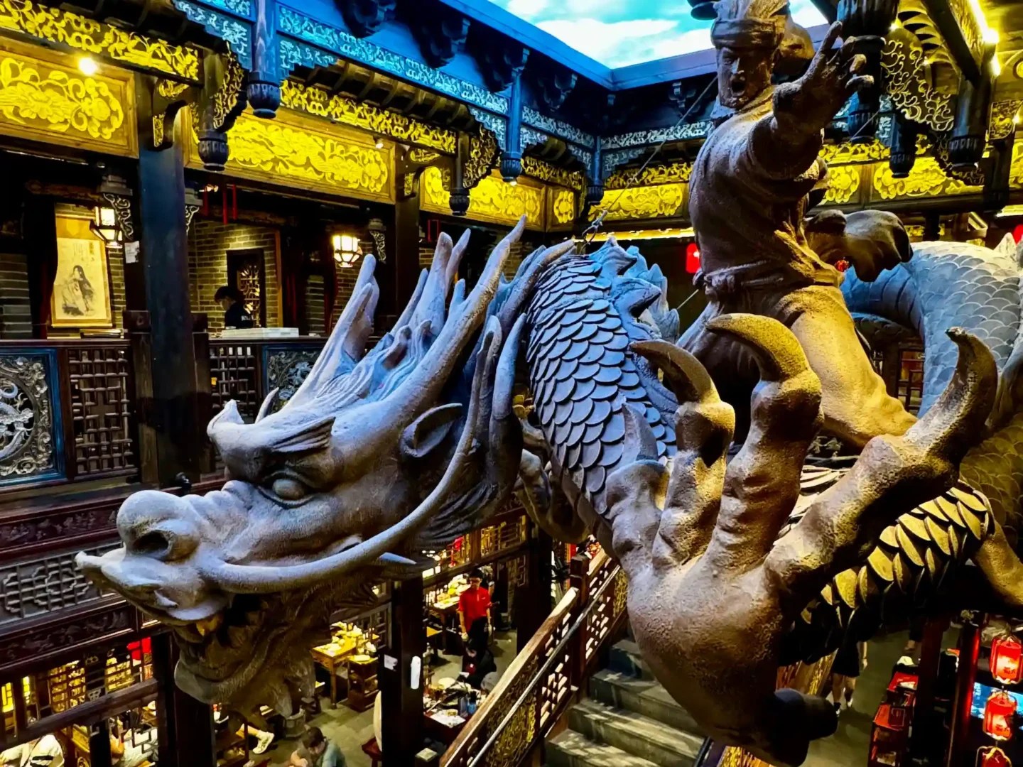 Dragon at Panda Hot Pot Melbourne