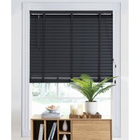50mm Wood Venetian Blind - Slate - 90x160cm