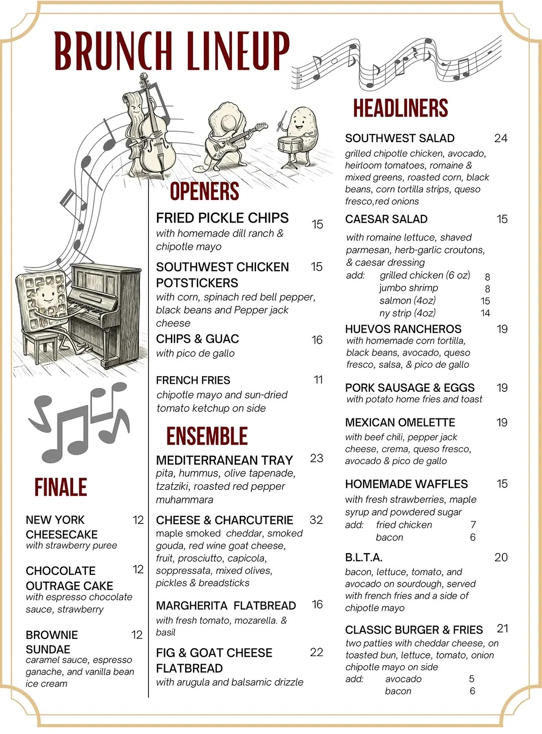 Brunch Menu