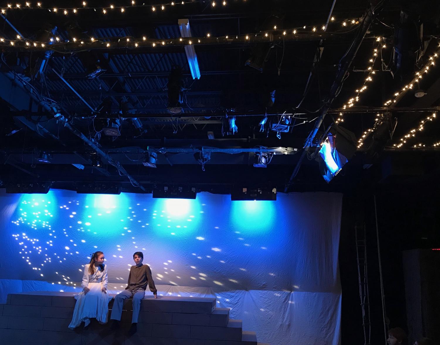One of the best aspects of "Peter and the Starcatcher" was the vibrant lighting. A touching scene was that of Peter and Molly gazing up at the stars during a conversation. 