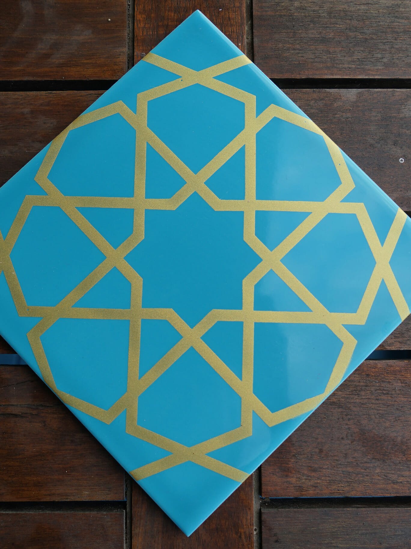 emre 2 ceramic tile trivet