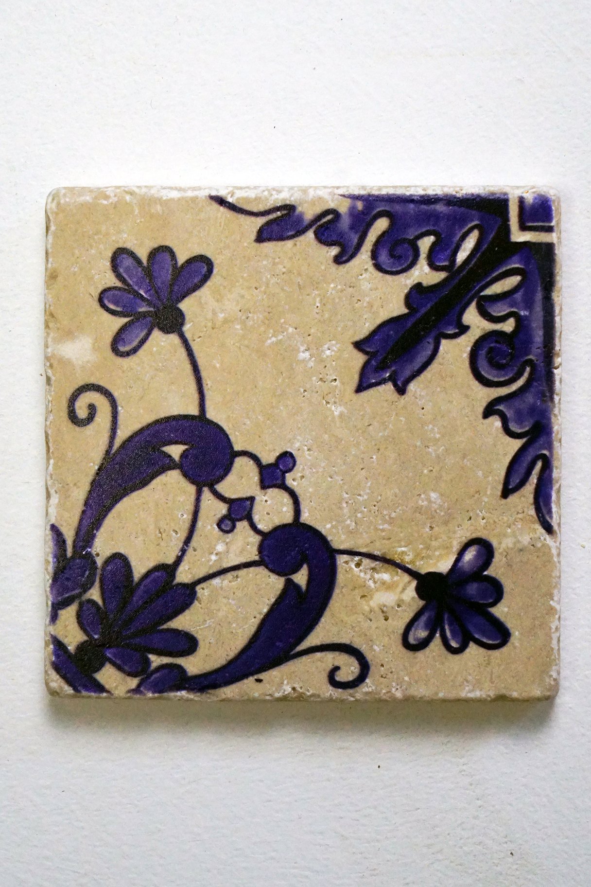Moroccan repeating patterned tile #15 single tile