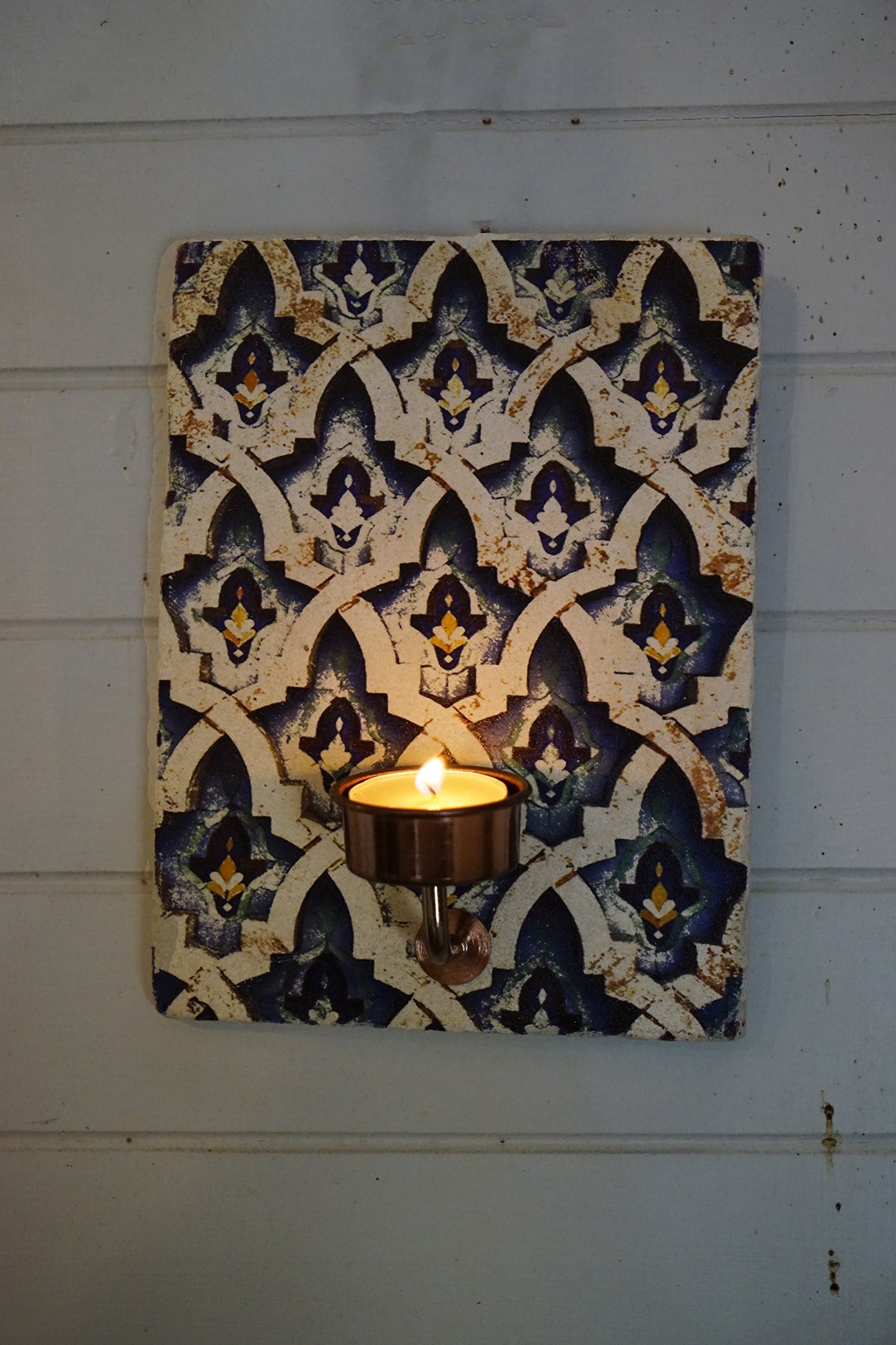 Moroccan Wall Mounted Candle Holder 13 The Dancing Pixie