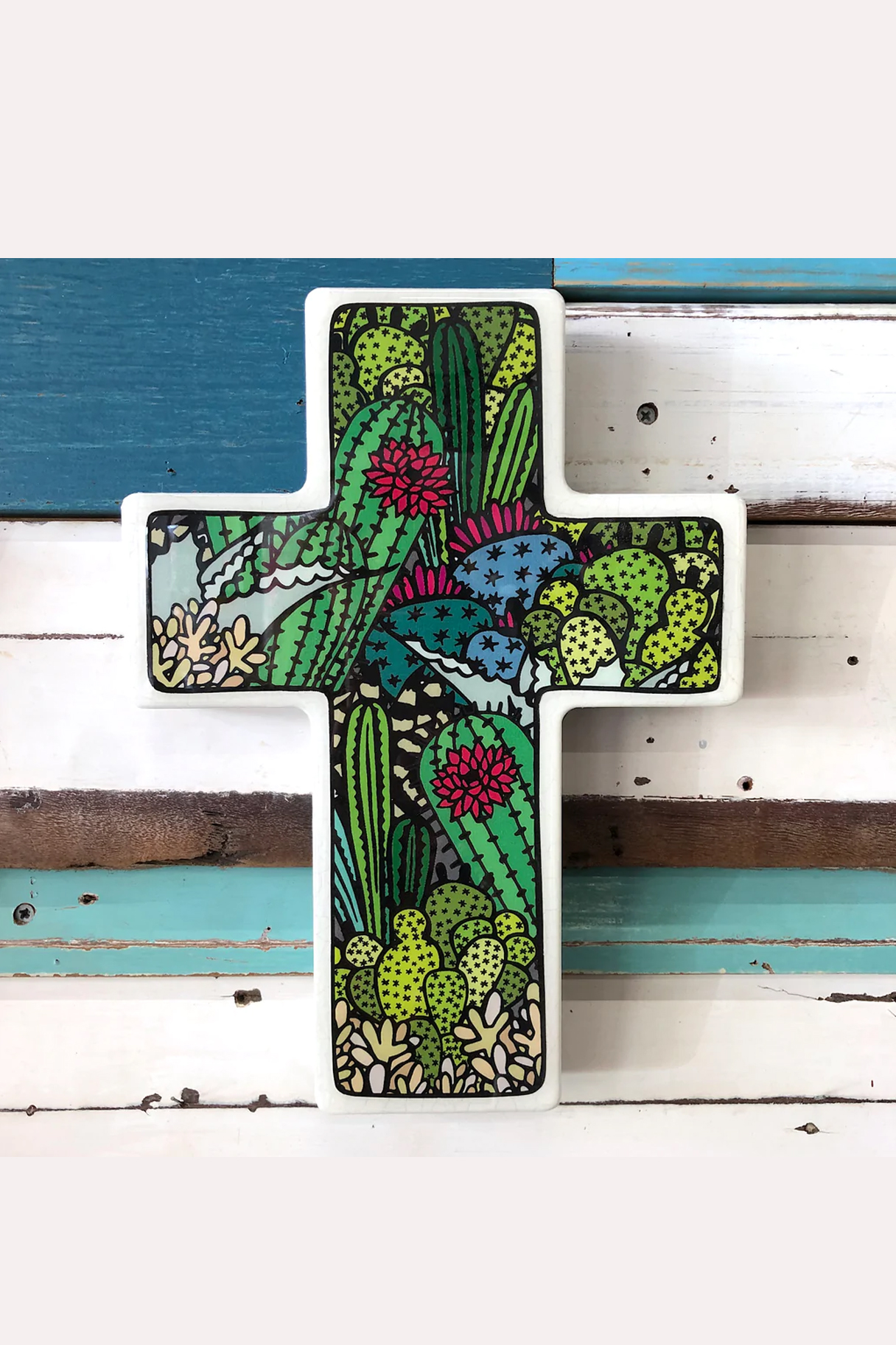 Large Cactus Cross