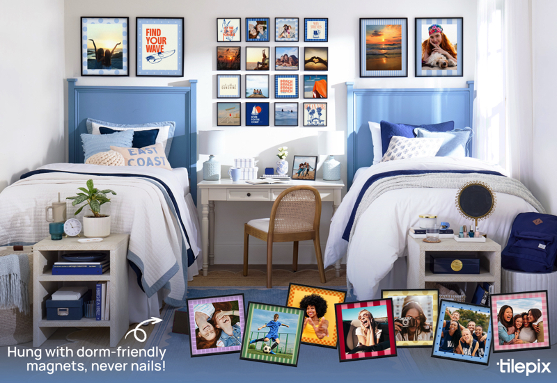 TilePix launches “Bordered Designs” dorm décor line at Walgreens