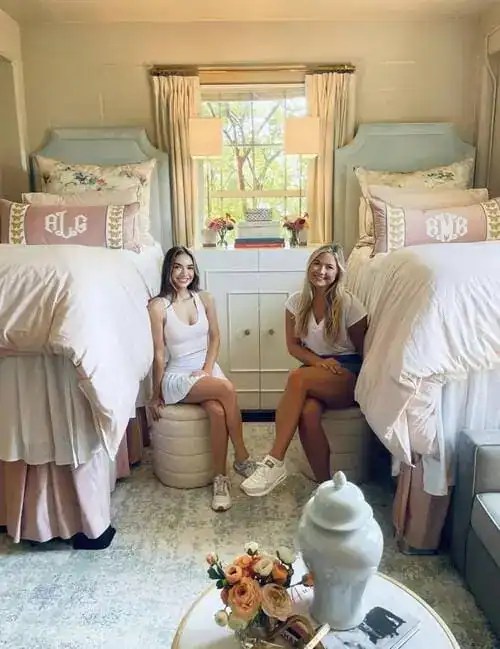 Cozy dorm room rug adds warmth, comfort, and style to a college space. Perfect for cold floors, student hangouts, and creating a homey dorm vibe.