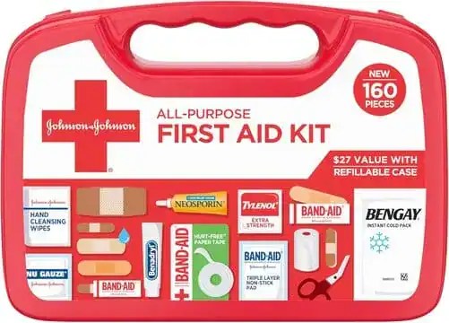 Don’t overlook this dorm essential! A personal first aid kit is a college dorm hack that saves time, stress, and helps you (and your roommates) in a pinch.