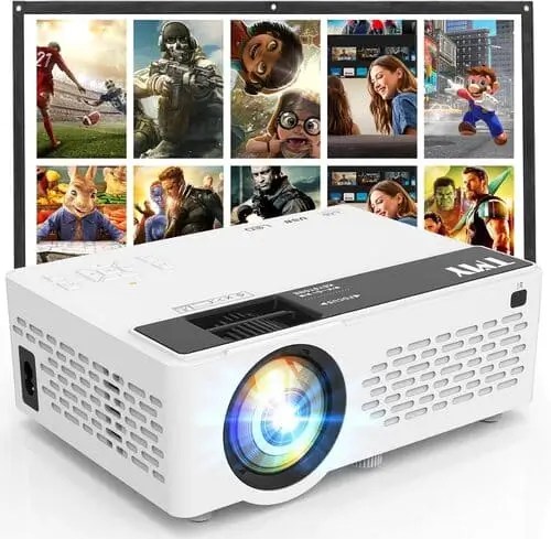 TV projector that syncs to TV or smartphone, perfect for summer movie nights