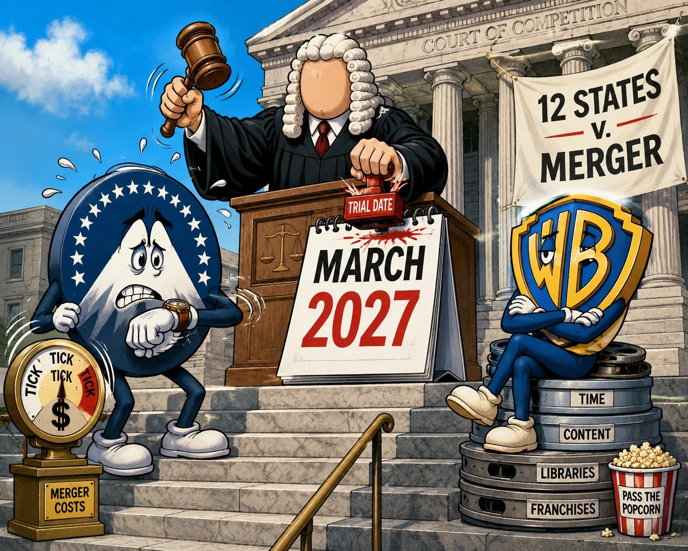 Paramount Trial Date Set for March 2027, Delaying $110 Billion Warner Bros. Merger | The Democracy Advocate