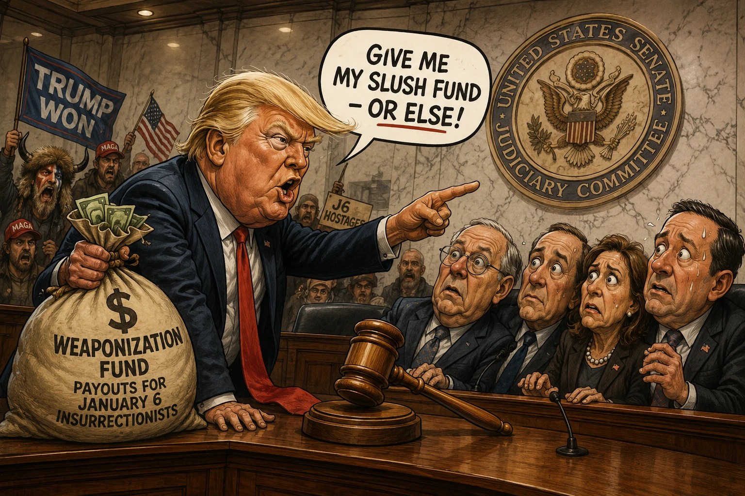 Trump Weaponization Fund Threat Reignites Blanche Confirmation Fight | The Democracy Advocate