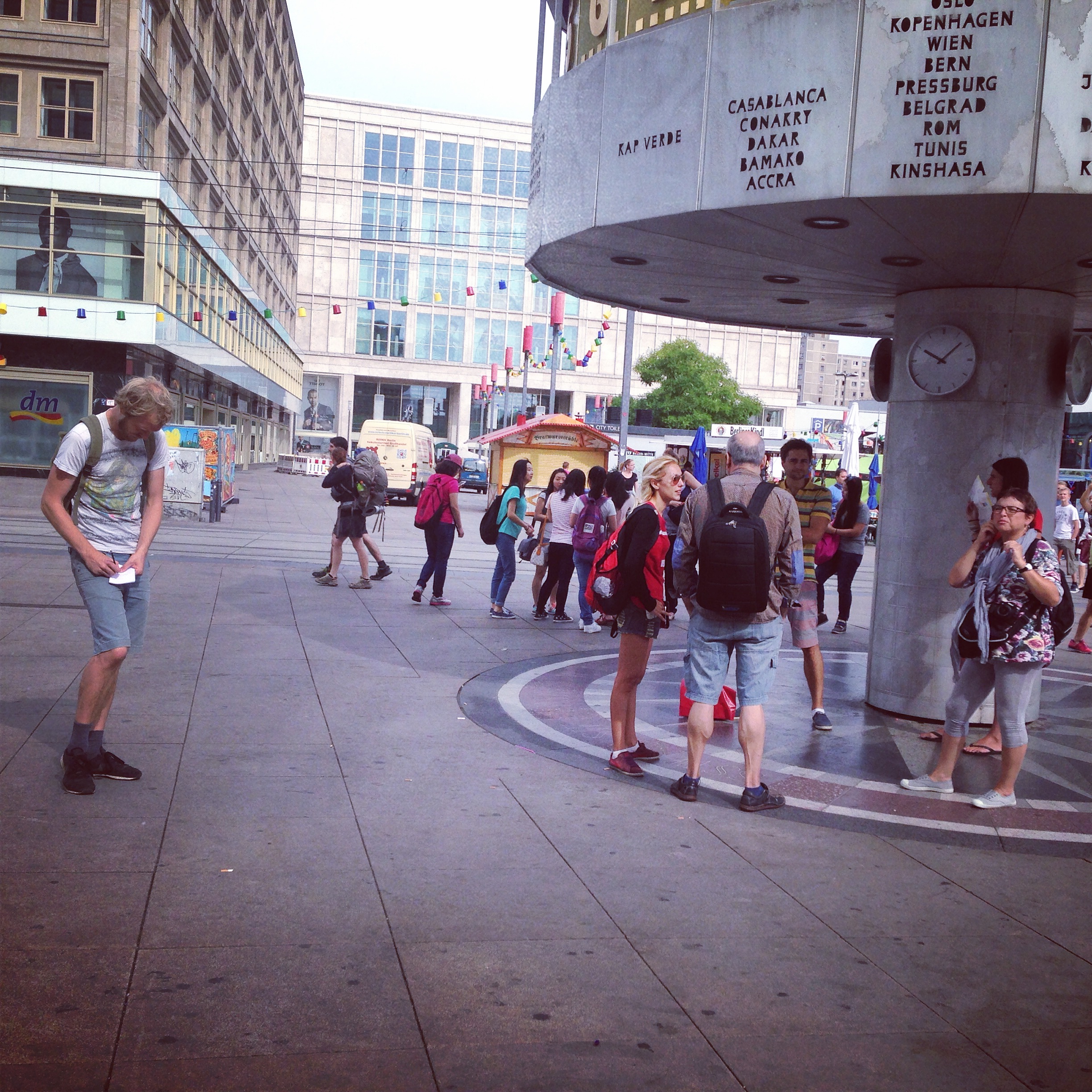 world time clock on Alexanderplatz