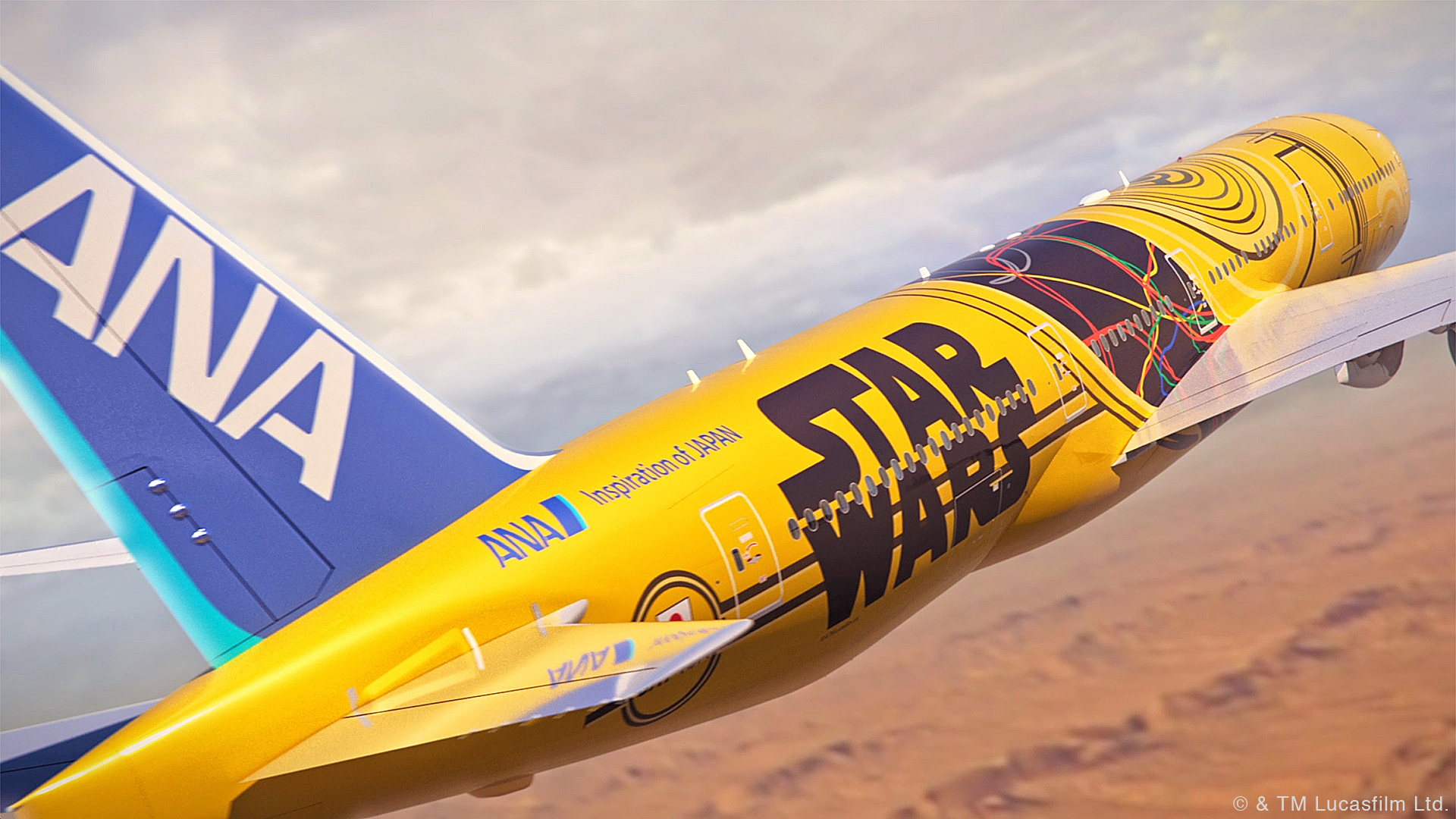 C-3PO Will Fly For The First Time Courtesy Of ANA - TheDesignAir
