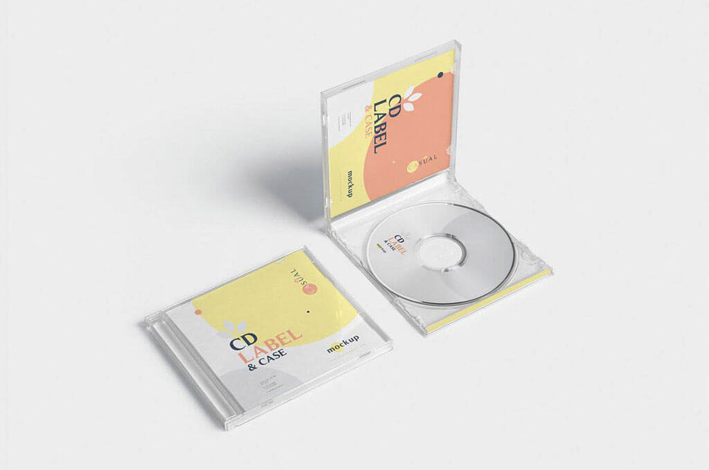 Cd dvd case mockup free psd is based on smart objects, so that you can add your cd label and cover designs quickly and easily. 25 Cd Mockups For Storing Your Design Data The Designest