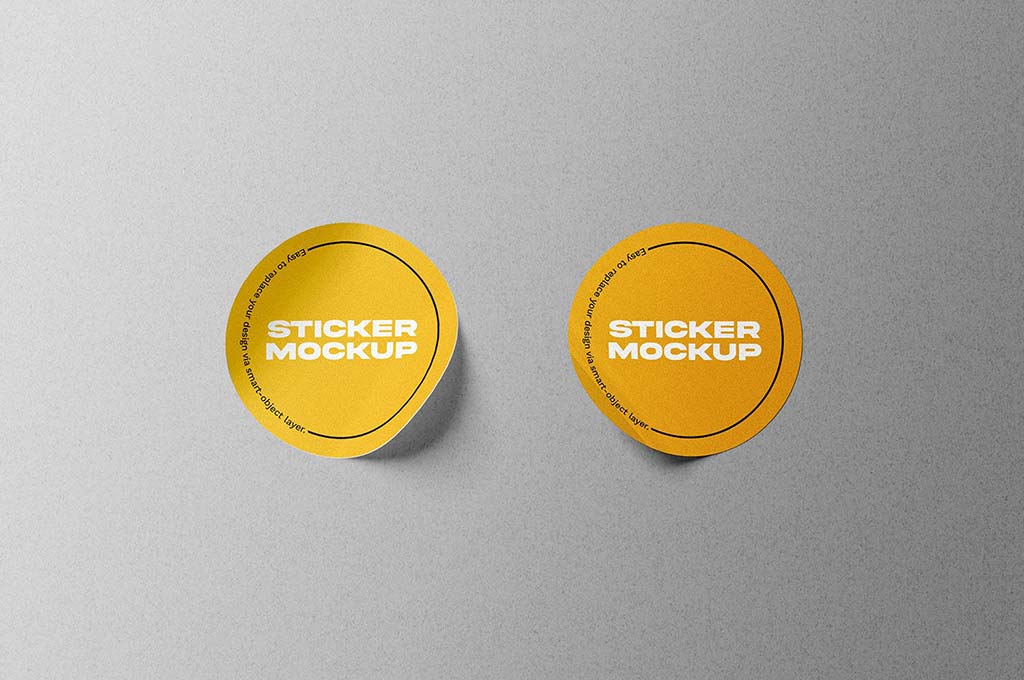 If you're creating stickers to be worn on someone's top, this is the perfect sticker mockup template for you. 50 Sticker Mockup Templates Free Paid The Designest