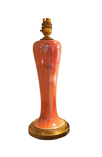 Original Ruskin Pottery Lamp Base