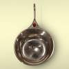 Arts and Crafts Movement Silver Porringer with Carnelian Stone - Image 2
