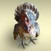 Franz Bergman Bronze sculpture of a Turkey - Image 2