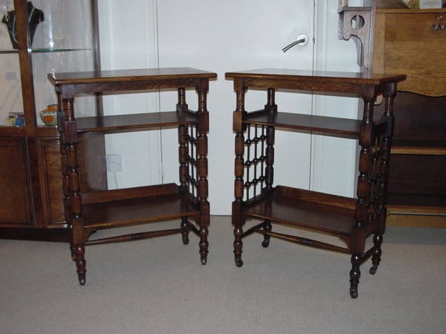 Arts & Crafts Library Tables by Leonard Wyburd for LIBERTY