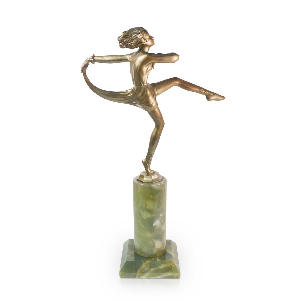 JOSEF LORENZL 'SCARF DANCER' Art Deco Bronze Figurine 50cm RESERVED