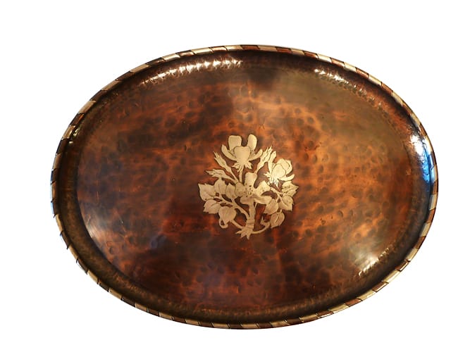 Original Arts & Crafts Copper Tray