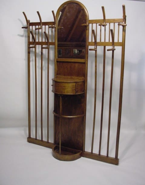 Arts & Crafts HALLSTAND by J & J KOHN