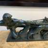Alexandre Kelety 'The Release' Art Deco Bronze Sculpture - Image 3