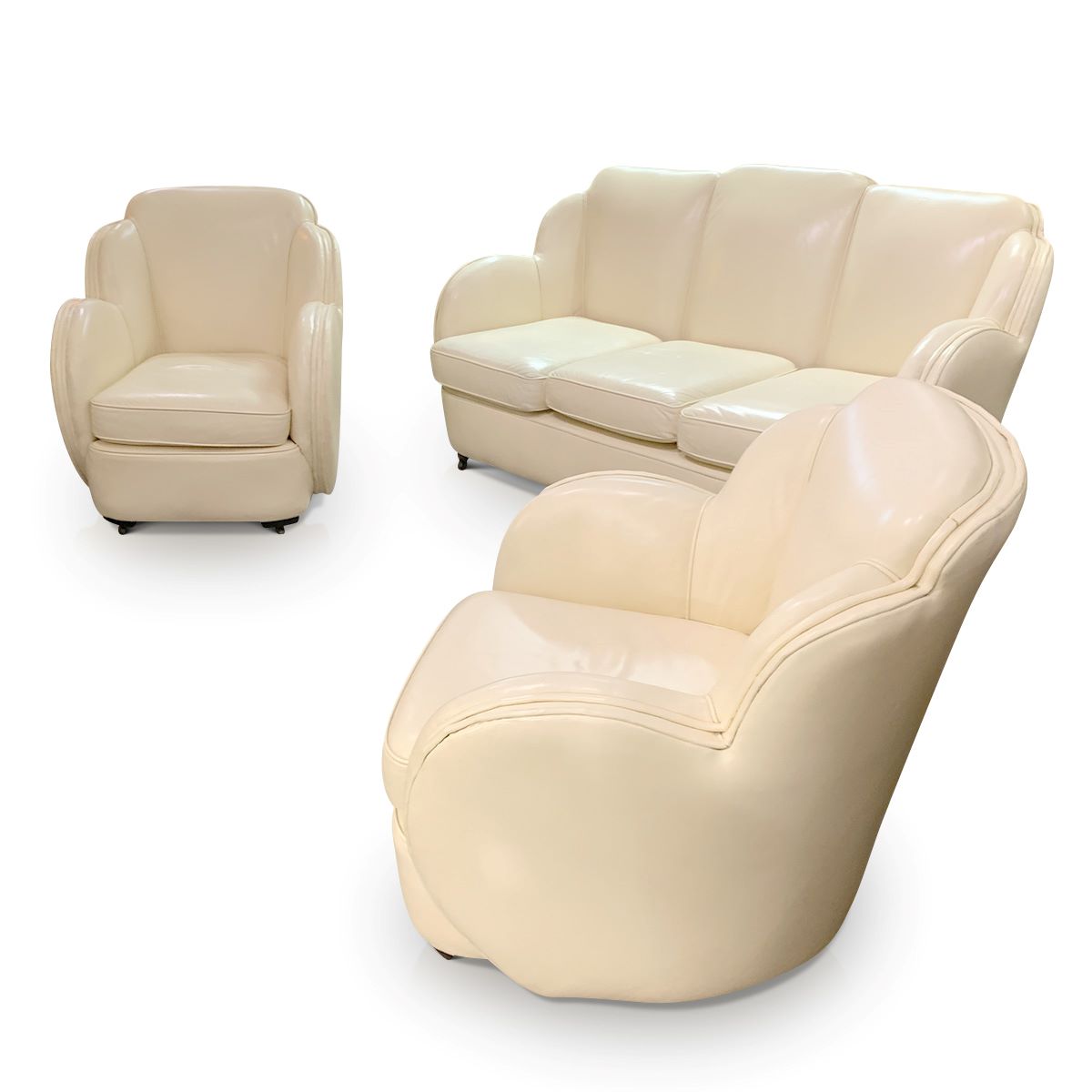 Art Deco cloud lounge suite Epstein