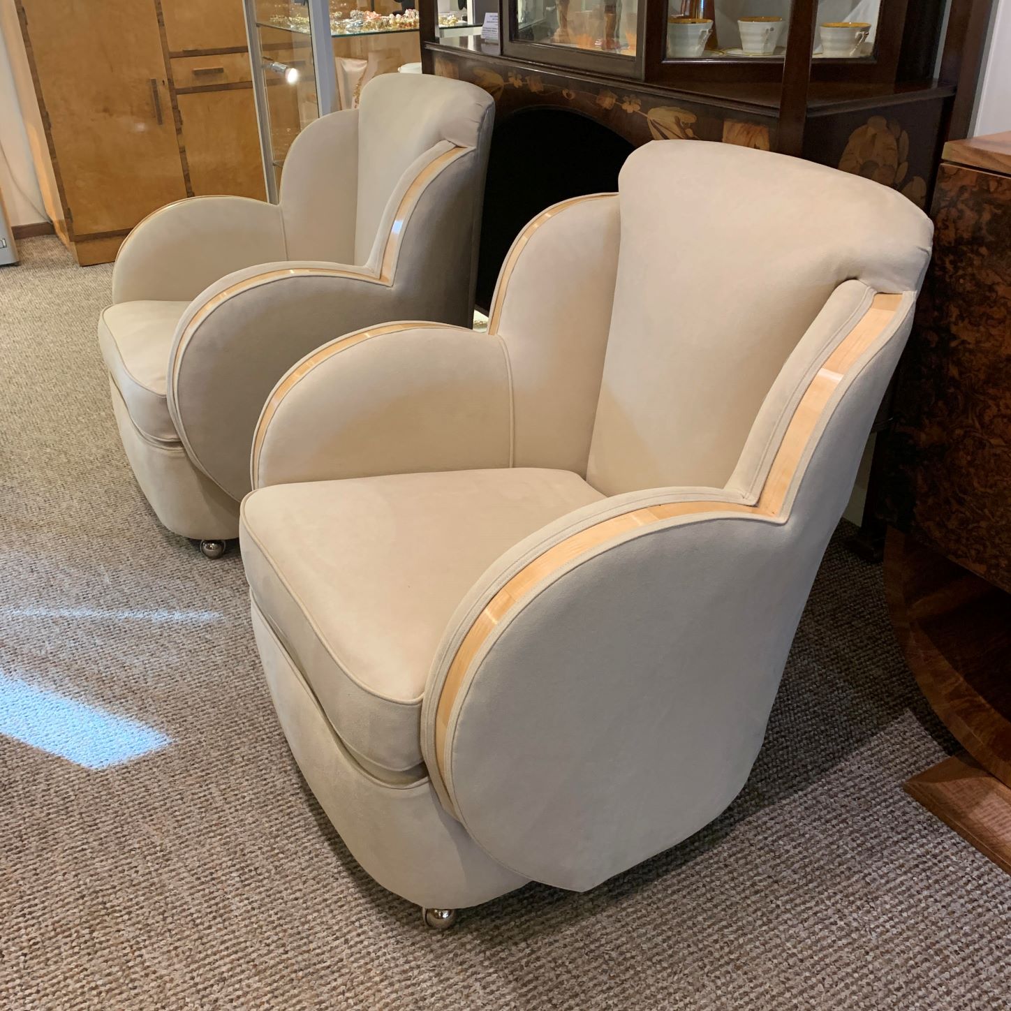 Art Deco Cloud Armchairs 1930s The Design Gallery Edenbridge Kent