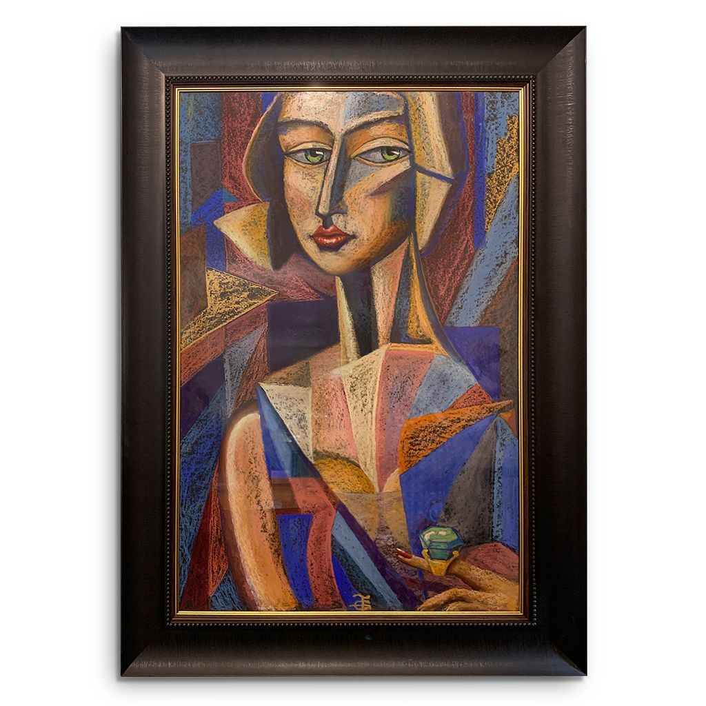 Contemporary Cubist inspired Painting by Igor Tomaily RESERVED