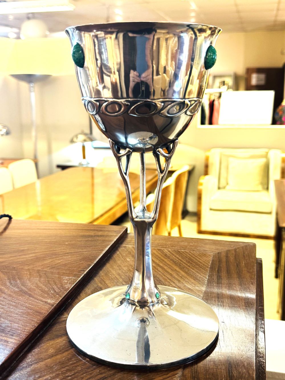 Arts and Crafts Movement Pewter Chalice - style of Archibald Knox