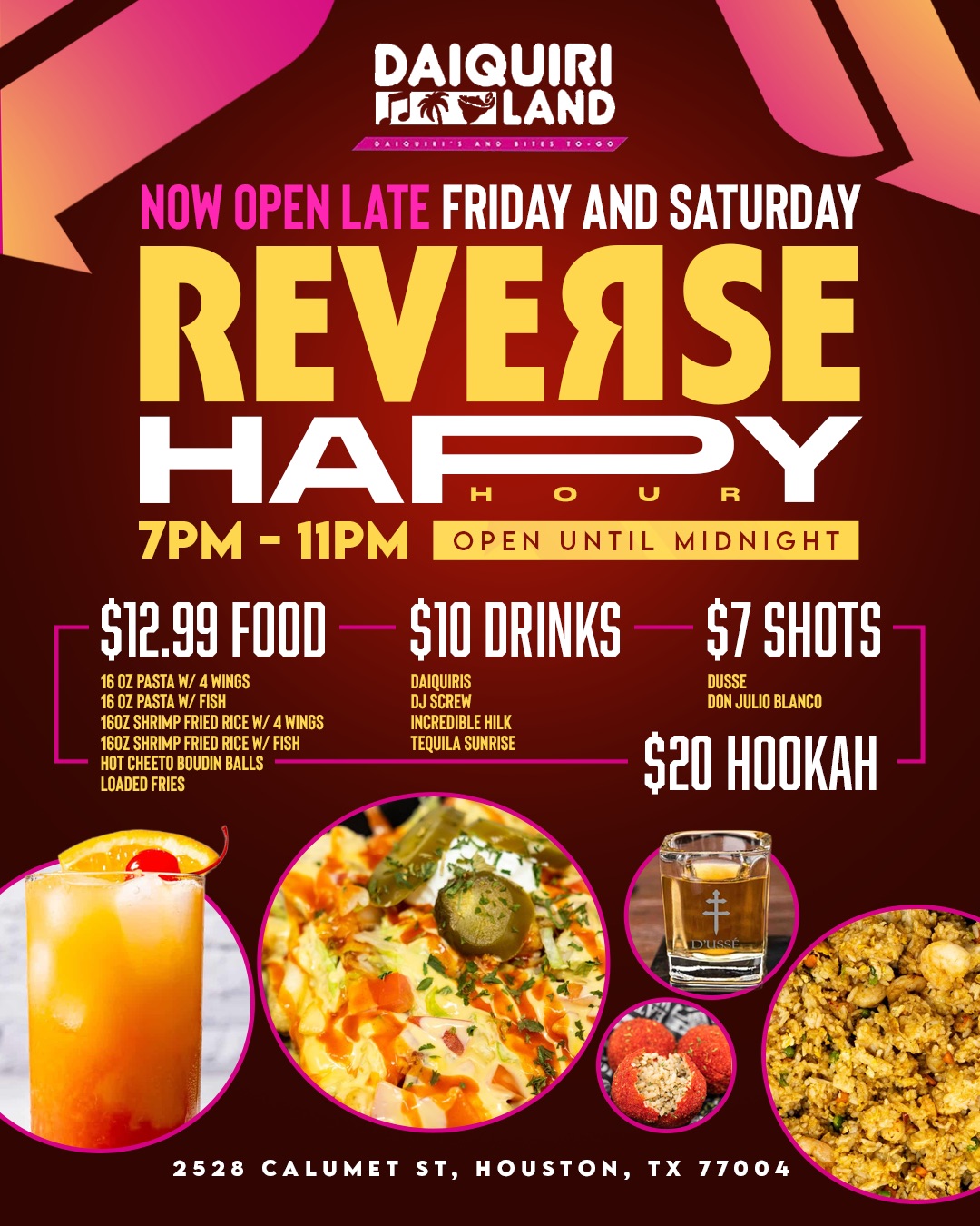 REVERSE HAPPY HOUR