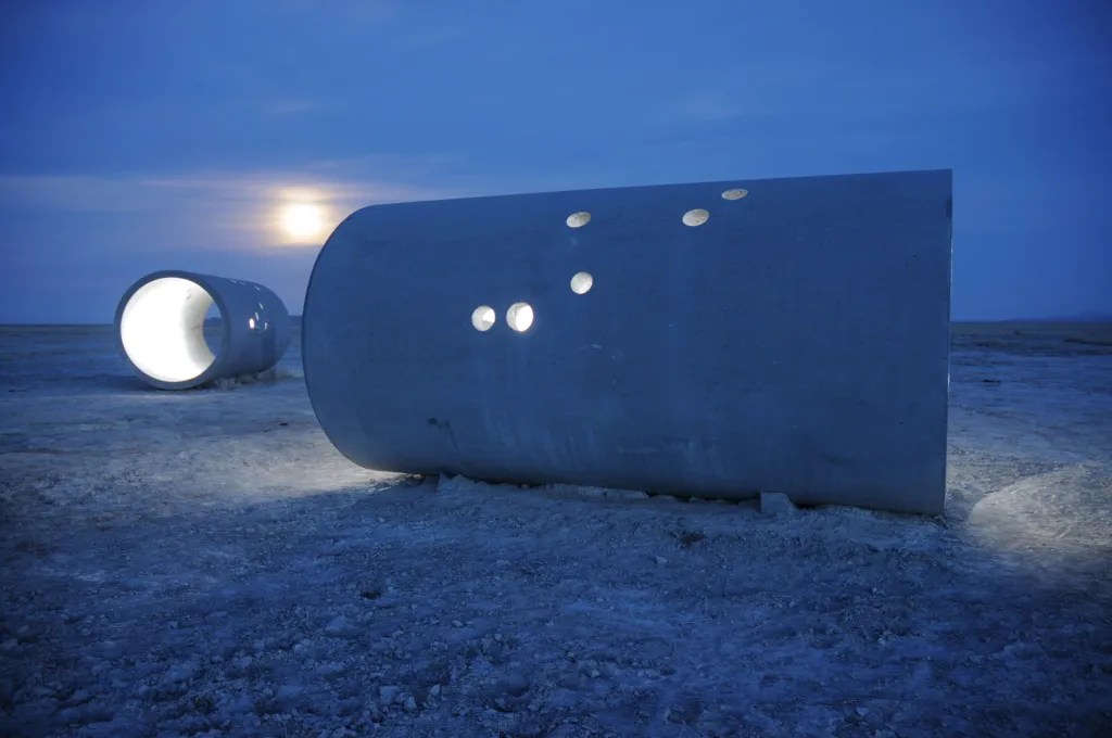 Nancy Holt S Mystifying Sun Tunnels In The Great Basin Desert The Dewdrop
