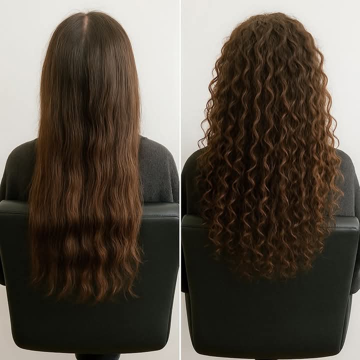 Hair work in salon