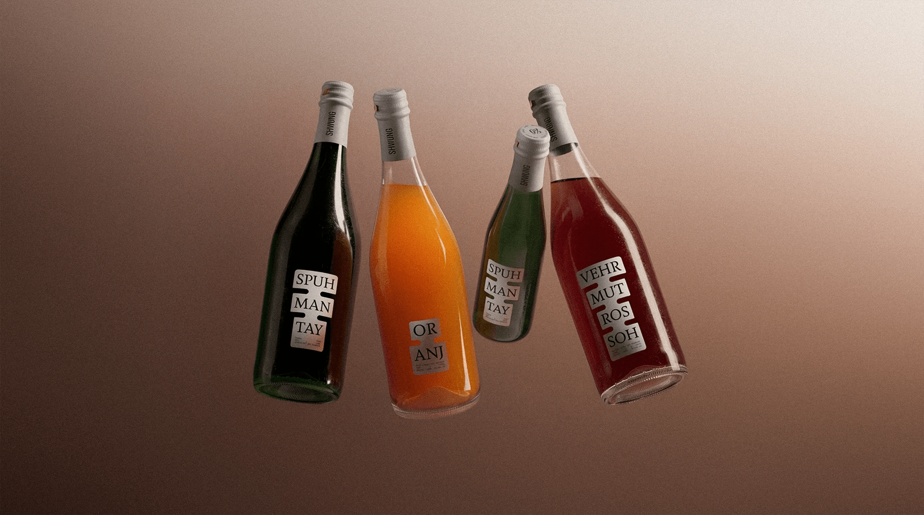 Fcklck Uses a Clever Phonetic Naming Convention for Shwung’s Sleek NA Wine Branding