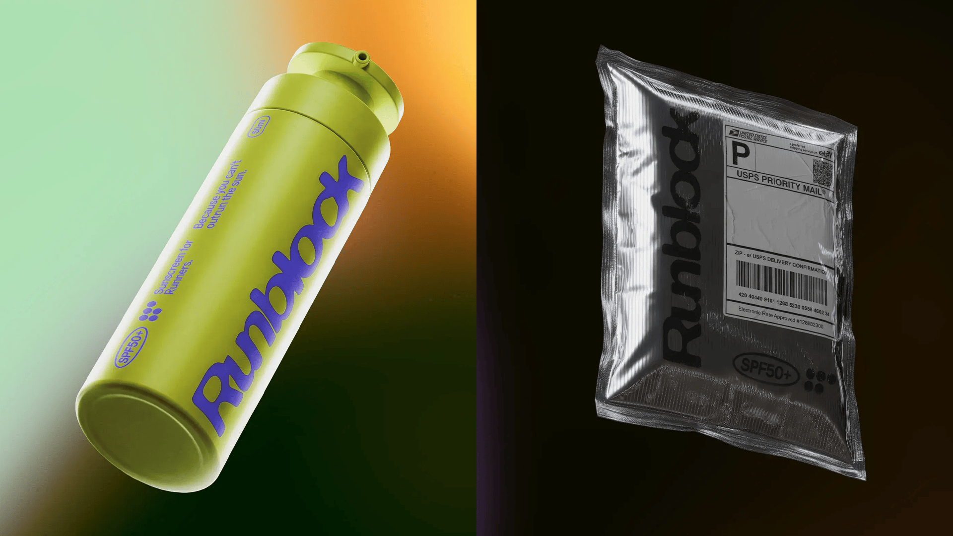 Run-Don’t-Walk to Check Out the Steamy Branding for the Sunscreen Designed for Runners, Runblock