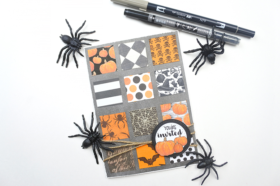 How to Create a Quick Halloween Card | thediyday