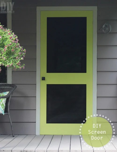 How To Build A Screen Door Diy Screen Door