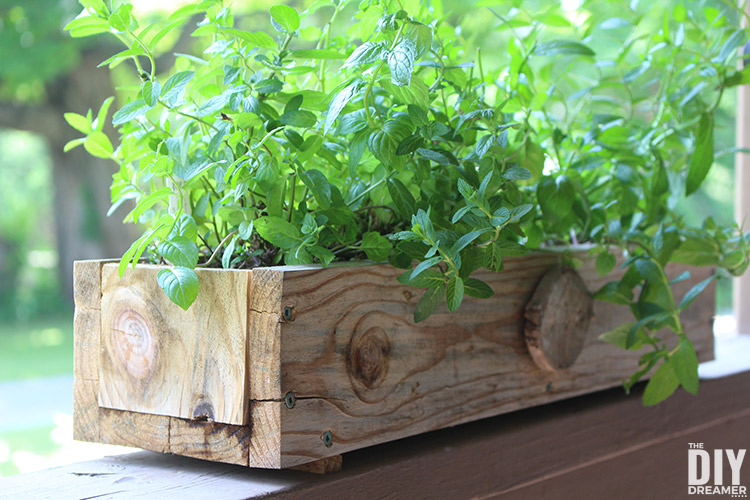 Diy Planter Boxes For Herbs How To Make A Planter Box The Diy Dreamer