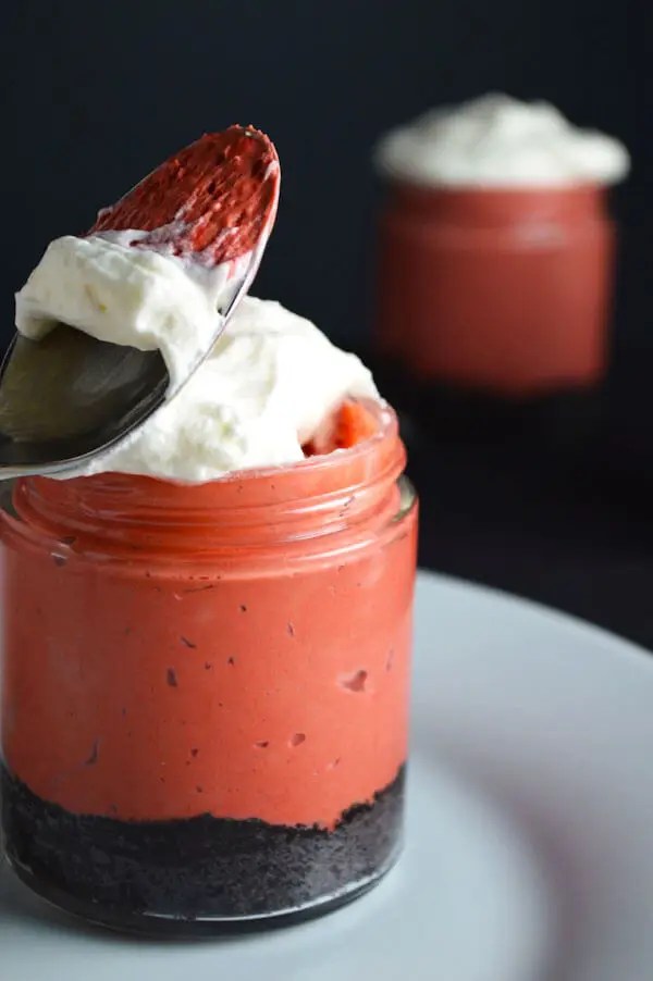 No Bake Red Velvet Cheesecake