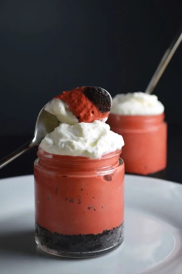 No Bake Red Velvet Cheesecake
