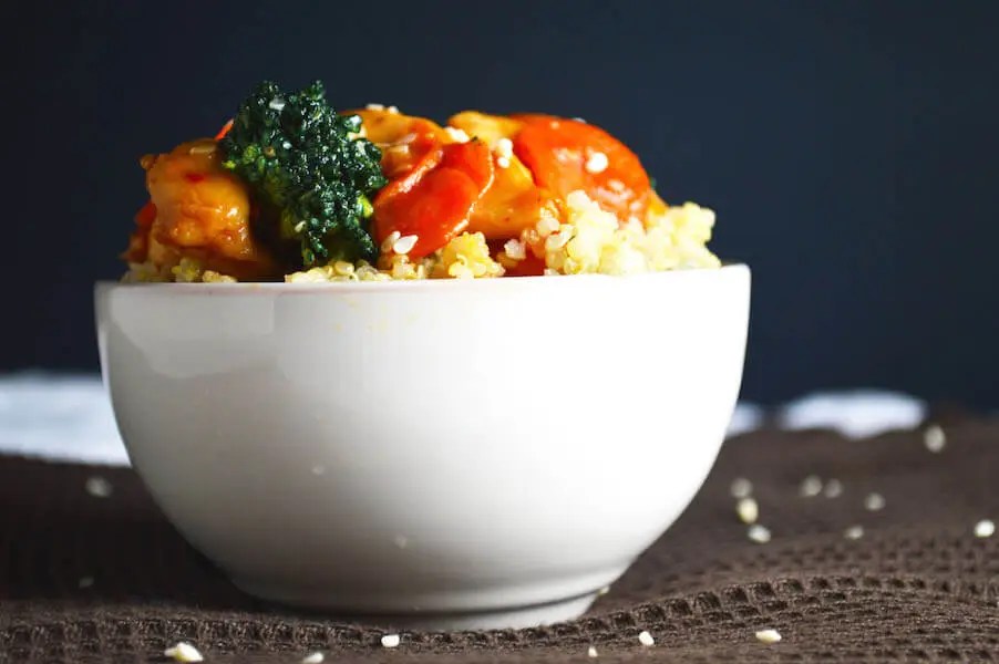 Chicken Quinoa Stir Fry