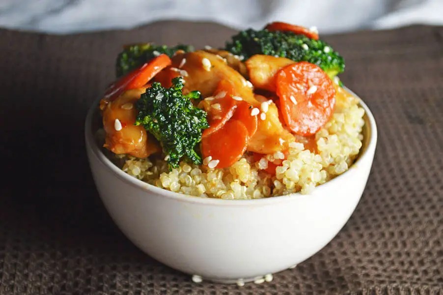 Chicken Quinoa Stir Fry