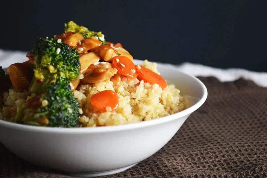 Chicken Quinoa Stir Fry